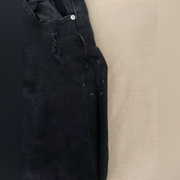 Size 3 black flare out jeans from Almost Famous! Has some Damages. - Picture 5 of 5